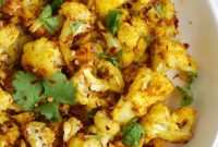 Golden Spiced Cauliflower