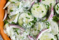 Velvety Cool Cucumber Salad
