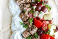 Grilled Pork Souvlaki with Zesty Tzatziki
