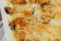 Golden Cheesy Zucchini Gratin