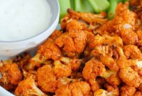 Crispy Air Fryer Buffalo Cauliflower