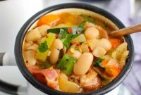 Rustic Tuscan Bean Soup