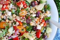 Vibrant Mediterranean Couscous Salad