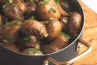 Sizzling Garlic Mushrooms