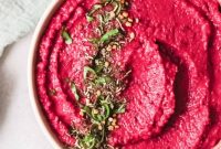 Effortless Beetroot Hummus