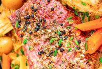 Tender Instant Pot Corned Beef and Cabbage