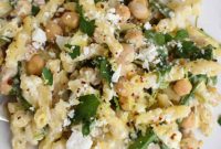 Mediterranean Chickpea Pasta with Feta