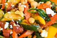Vibrant Mediterranean Chickpea Skillet