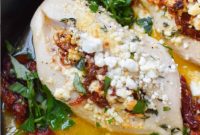 Tangy Sun-dried Tomato and Goat Cheese Stuffed Chicken