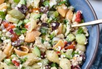 Fresh Mediterranean Tuna Pasta Salad