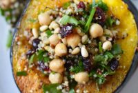 Sun-Drenched Stuffed Acorn Squash