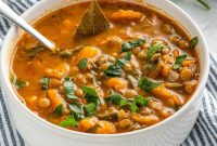 Nourishing Sweet Potato and Lentil Soup