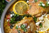 Effortless Mediterranean One-Pot Chicken & Rice
