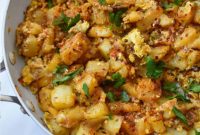 Savory Lebanese Potato and Egg Dish