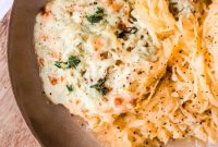 Comforting Cheesy Spaghetti Squash Bake
