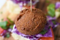 Falafel Sliders with Tangy Tahini Slaw