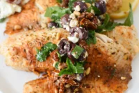 Lemon-Herbed Greek Tilapia