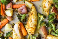 One-Pan Lemon Parmesan Chicken Tenders