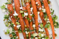 Golden Roasted Carrots with Pistachio Crunch