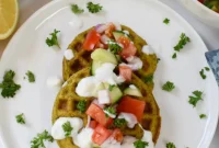 Crispy Falafel Waffles