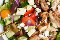 Sun-Kissed Grilled Chicken Greek Salad