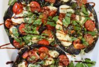Caprese-Stuffed Portobellos