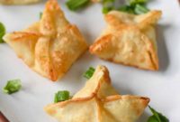 Crispy Air Fryer Crab Rangoon