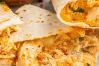 Spicy Cheesy Buffalo Chicken Quesadillas