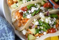 Mediterranean Garden Tofu Tacos