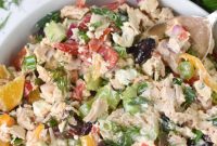 Vibrant Mediterranean Chicken Salad