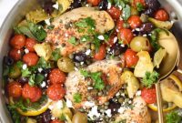 Easy Mediterranean Chicken Skillet