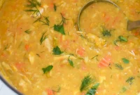 Hearty Chicken Lentil Soup
