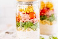 Portable Italian Pasta Salad Jar