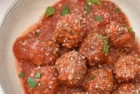 Homestyle Spiked Meatballs