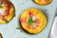 Cheesy Pizza Egg Bites