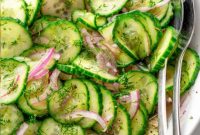 Refreshing Cucumber Onion Salad