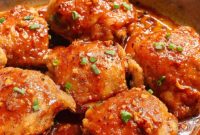 Sticky Honey Ginger Chicken