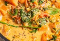 Cozy Sweet Potato Lentil Curry
