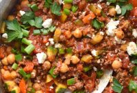 Zesty Mediterranean Beef Skillet