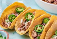 Tender Slow Cooker Pulled Pork Tacos
