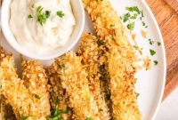 Crispy Air Fryer Zucchini Sticks