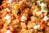 Sizzling Skillet Tomatoes and Eggplant