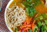 Comforting Asian Chicken Noodle Soup