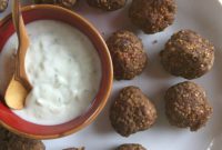Spiced Kibbeh Bites with Tangy Yogurt Dip