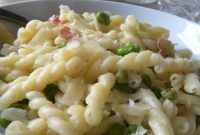 Spring Pasta with Peas Favas and Prosciutto