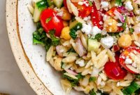 Zesty Summer Orzo Pasta Delight