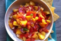Sun-Kissed Peach, Mango and Nectarine Salsa