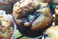 Tender Cinnamon Blueberry Yogurt Muffins