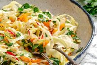 Lightened Up Coleslaw