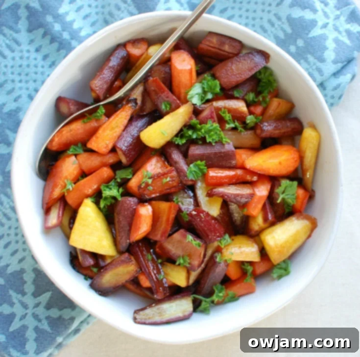 Caramelized Balsamic Roasted Carrots 4 Balsamic Roasted Carrots with Spoon